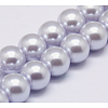 Eco-Friendly Dyed Glass Pearl Round Beads Strands HY-A002-6mm-RB004-3