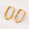 PVD Vacuum Plating 304 Stainless Steel Huggie Hoop Earrings STAS-S103-21G-4