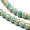 Synthetic Turquoise Beads Strands TURQ-F019-03C-4