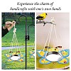 DIY Unfinished Wood Butterfly Shape Pet Feeder Kits for Children's Crafts ST-CJ0009-3-7