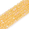 Electroplate Glass Beads Strands EGLA-A044-T1mm-L03-1