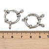 304 Stainless Steel Spring Ring Clasps STAS-B095-03P-04-3