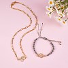 4Pcs 4 Style Brass Micro Pave Clear Cubic Zirconia Links Connectors ZIRC-SZ0002-24-5