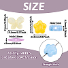 140Pcs 14 Styles Acrylic Resin Beads OACR-TA0001-28-4