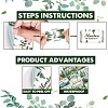 Leaf Paper Self Adhesive Mini Candy Bar Wrappers DIY-WH0604-018-3