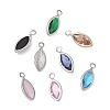Brass Pave Cubic Zirconia Charms CU-CBABEB3-06P-1