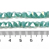 Electroplate Glass Beads Strands EGLA-B009-05A-08-4