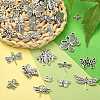 120Pcs 12 Styles Tibetan Style Alloy Charms TIBEP-CJ0001-99-5