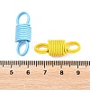 Spray Painted Iron Spring Double-hole Connector Charms FIND-C091-02-3