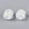 Handmade Foil Lampwork Beads Strands FOIL-T008-01H-3