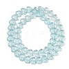 Transparent Glass Beads Strands GLAA-H038-01G-2