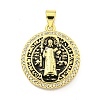 Rack Plating Brass Micro Pave Cubic Zirconia Pendants KK-B091-22G-07-1