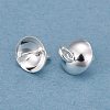 304 Stainless Steel Cup Pearl Peg Bails Pin Pendants STAS-H410-19S-B-4