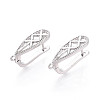 Brass Hoop Earring Findings KK-N267-30P-1
