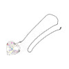 1Pc Glass Ceiling Fan Pull Chain Extenders HJEW-TADJ0001-05A-1