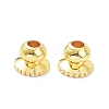 Apetalous Brass Bead Caps KK-K086-20G-1
