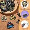 30Pcs 15 Styles Opaque Printed Acrylic Pendants OACR-CJ0002-43-3