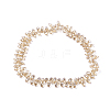Electroplate Glass Faceted Teardrop Beads Strands EGLA-D014-32-2
