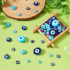 68Pcs 10 Styles Handmade Evil Eye Lampwork Beads LAMP-TA0002-71-5