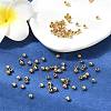 SHEGRACE Brass Textured Round Beads XGRPCU075-296G-4