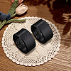 Flat Sided Cowhide Cord Bracelets BJEW-CL0001-62-7