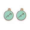 Alloy Enamel Pendants ENAM-S124-01B-15F-1