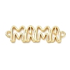 Hollow Brass Connector Charms KK-CBAE532-01L-G-1