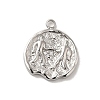 304 Stainless Steel Pendants STAS-B074-08P-05-1