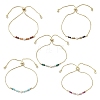 Brass Chain Bracelet BJEW-JB11700-2