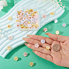 60Pcs 3 Colors 1-Hole Resin Buttons RESI-TA0004-42-7