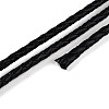 Braided Cowhide Leather Cord NWIR-N005-01C-6mm-3