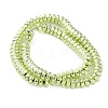 Electroplated Synthetic Non-magnetic Hematite Beads Strands G-C248-A01-5x8mm-01-2