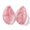 Cherry Quartz Glass Pendants G-F697-A02-2