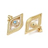 Brass Micro Pave Cubic Zirconia Pendants KK-H072-09G-2