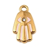 304 Stainless Steel Enamel Pendants STAS-Z199-01G-01-1