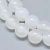 Natural White Agate Beads Strands G-D0005-27-8mm-3