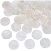 HOBBIESAY 50Pcs Natural Capiz Shell Connector Charms FIND-HY0001-17-1