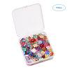 Craftdady Transparent Spray Painted Glass Beads GGLA-CD0001-06-8