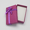 Cardboard Necklace Boxes with Bowknot and Sponge Inside LS-CBOX-R012-5-2