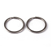 Tarnish Resistant 304 Stainless Steel Split Key Rings X-STAS-L176-20-1
