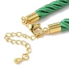 5MM Nylon Twisted Cord Necklace Making FIND-G096-01G-14-2