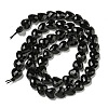 Natural Obsidian Beads Strands G-P544-E02-01-3