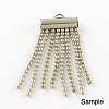 Iron Slide On End Clasp Tubes LS-X-IFIN-R212-2.5cm-P-2