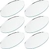 Olycraft 6Pcs Oval Glass Mirror AJEW-OC0003-19-1