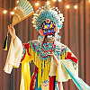 12 Styles DIY Blank Unpainted Peking Opera Mask DIY-BC0014-78-6