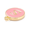 Golden Plated Alloy Enamel Charms LS-ENAM-Q437-14S-2