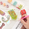 DIY Diamond Painting Stickers Kits For Kids DIY-WH0168-58-3
