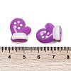 Baking Paint Glass Enamel Beads LAMP-R004-07D-4