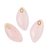 Natural Rose Quartz Pendants STAS-P380-80G-02-1