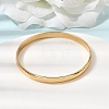 304 Stainless Steel Plain Bangles for Women Men BJEW-Z167-01G-01-2